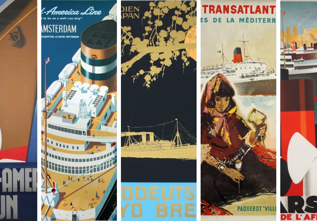 Posters from the lost world of great ocean liners