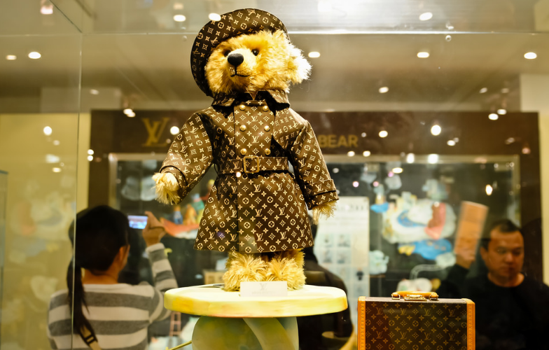 steiff louis vuitton teddy bear for sale