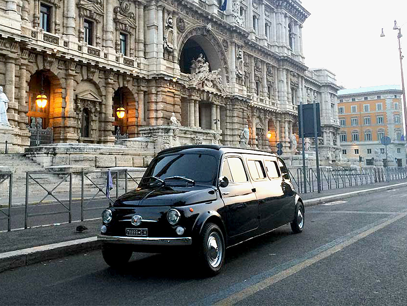 Unieke Fiat 500 limousine film Zoolander te koop - Catawiki