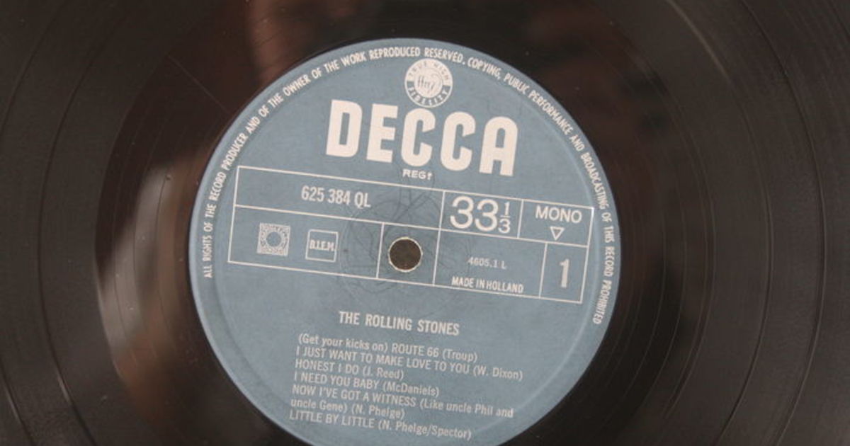 CALCUTTA at number one in the album charts. ROLLING STONES first among  vinyls