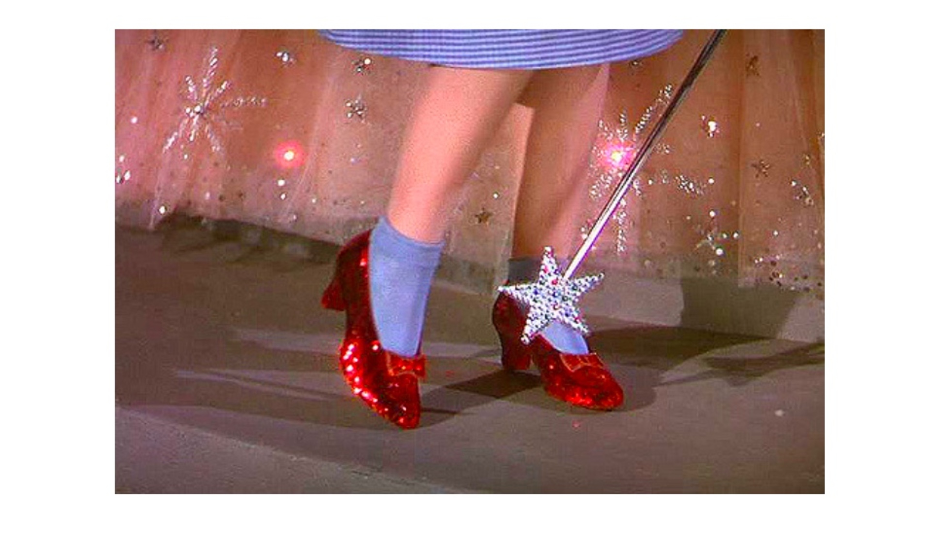 red dorothy shoes