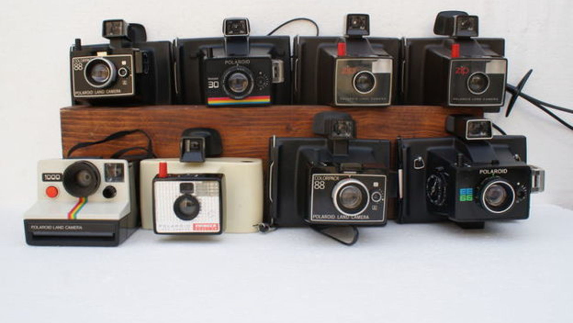 old vintage polaroid camera