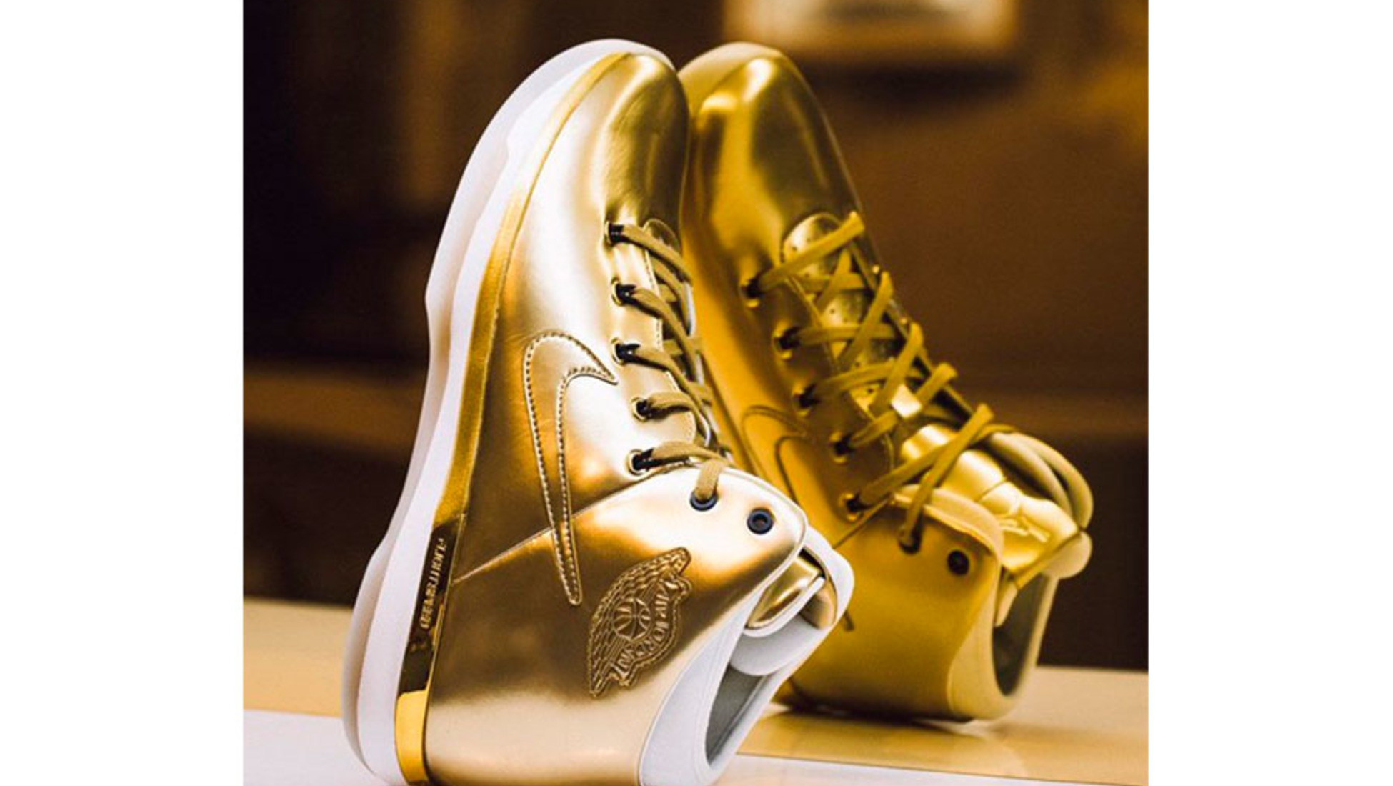 gold designer sneakers