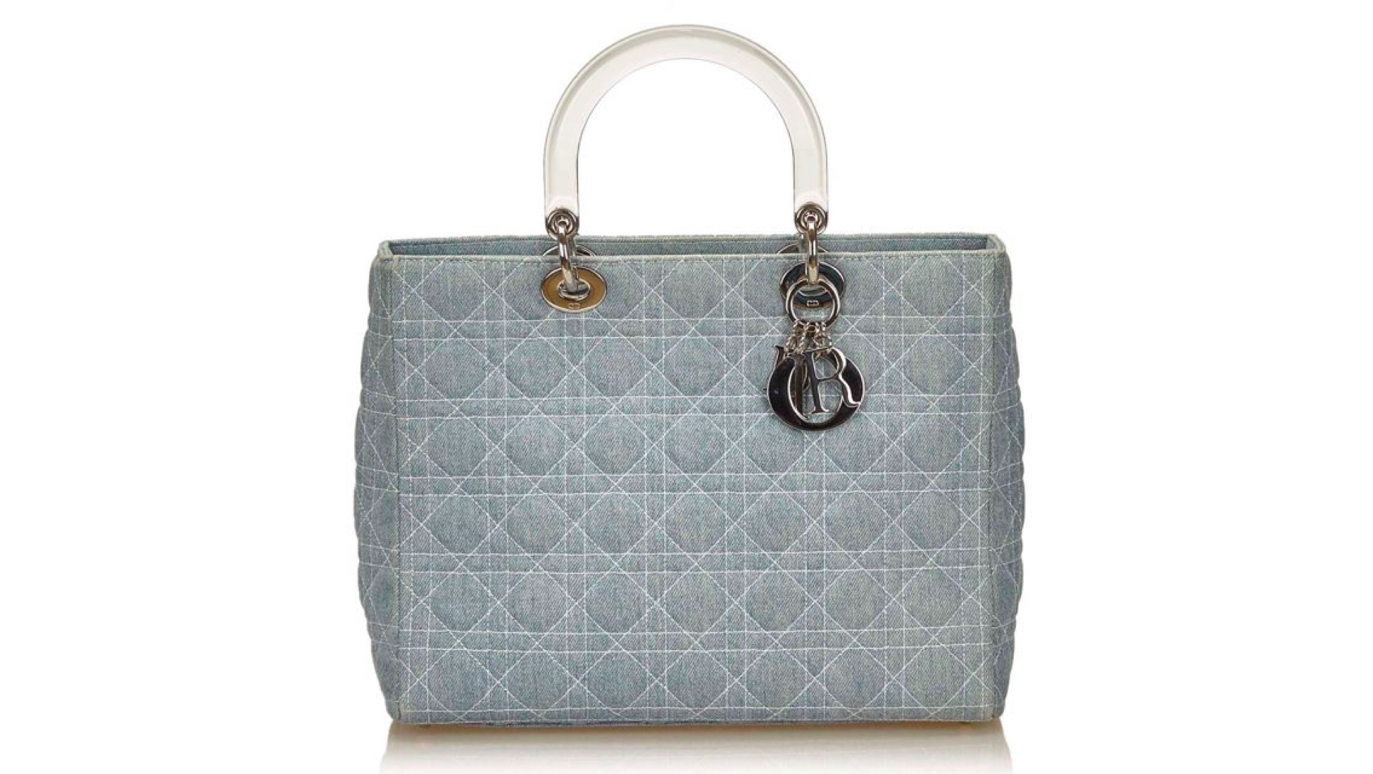 lady dior grey bag