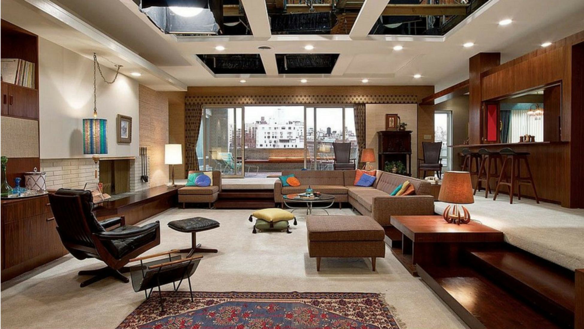 mad men living room