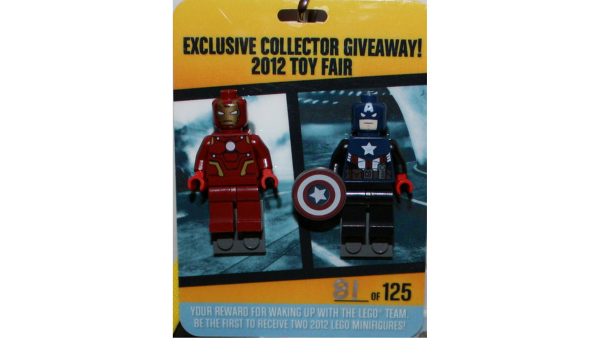 Lego iron man 2012 best sale toy fair